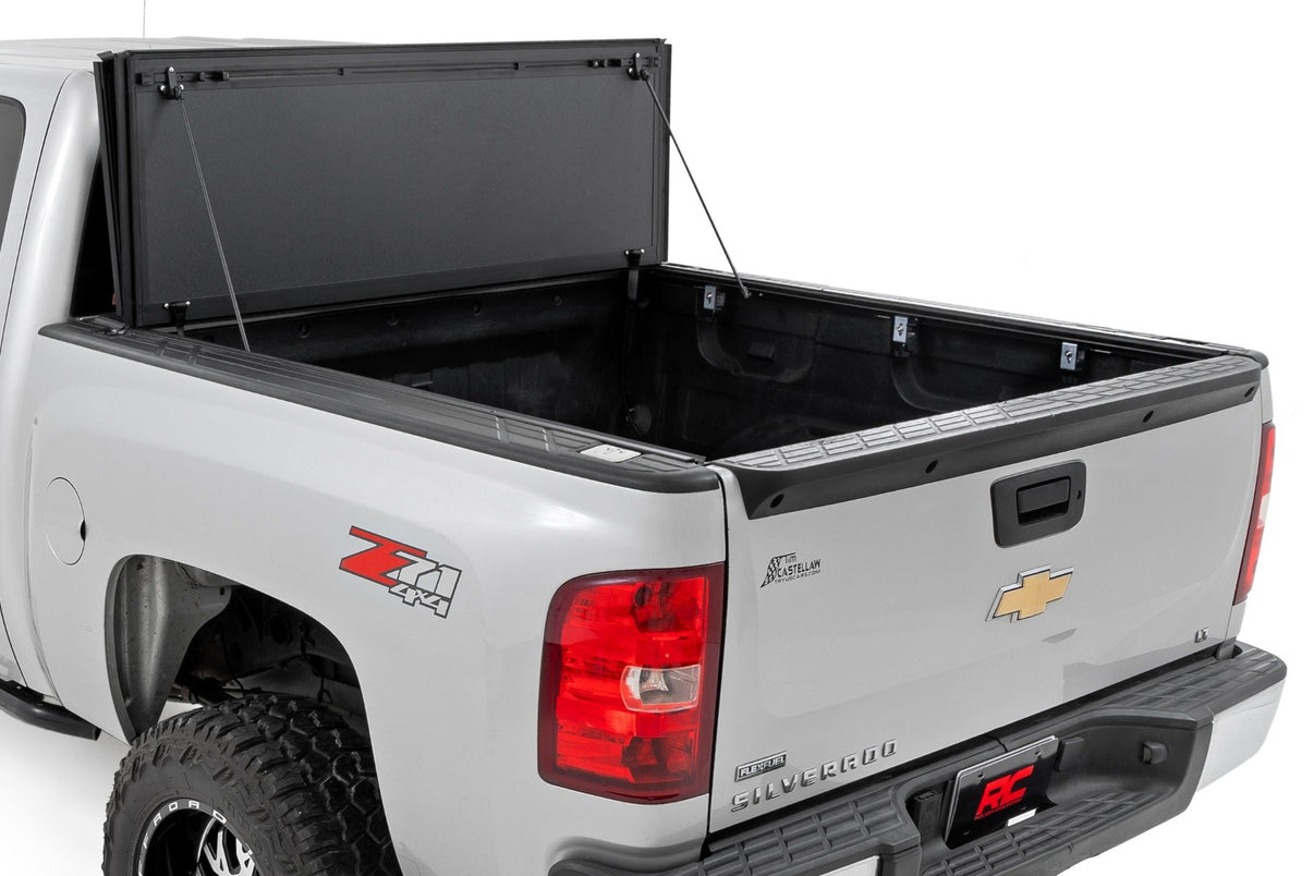 Hard Tri-Fold Flip Up Bed Cover | 5'9" Bed | Chevy/GMC 1500 (07-13) | 49113551