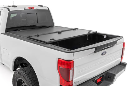 Hard Tri-Fold Flip Up Bed Cover | 6'10" Bed | Ford F-250/F-350 Super Duty (17-25) | 49220651