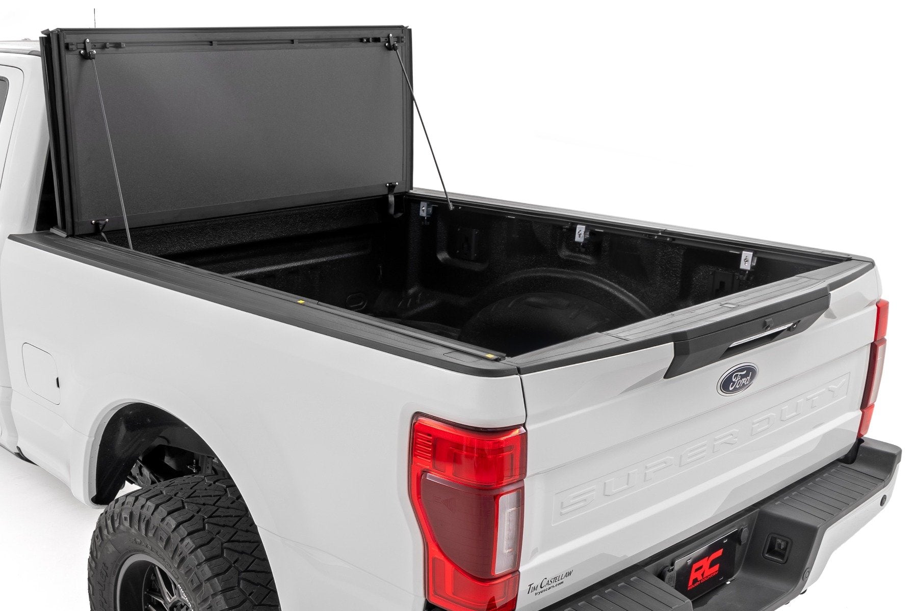 Hard Tri-Fold Flip Up Bed Cover | 6'10" Bed | Ford F-250/F-350 Super Duty (17-25) | 49220651