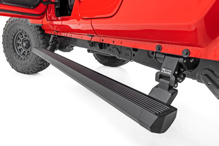 Rough Country | Power Running Boards | Dual Electric Motor | Jeep Gladiator JT 4WD (20-26) | PSR610530A