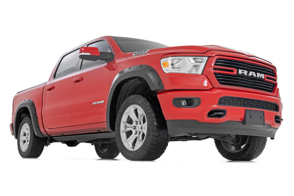 Pocket Fender Flares | PAF Silver | Ram 1500 2WD/4WD (2019-2024) | F-D10914A-PAF