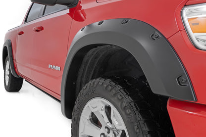 Pocket Fender Flares | PSC Billet Silver | Ram 1500 2WD/4WD (2019-2024) | F-D10914A-PSC