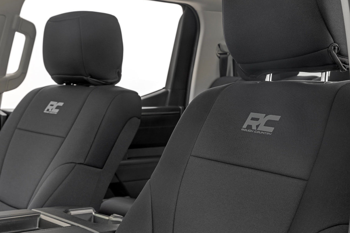 Seat Covers | No Rear Cup Holder | Toyota Tundra 2WD/4WD (2022-2025) | 91054