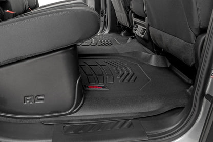 Sure-Fit Floor Mats | FR & RR | FR Over Hump | Crew | Chevy/GMC 1500/2500HD/3500HD (19-25) | SM21613