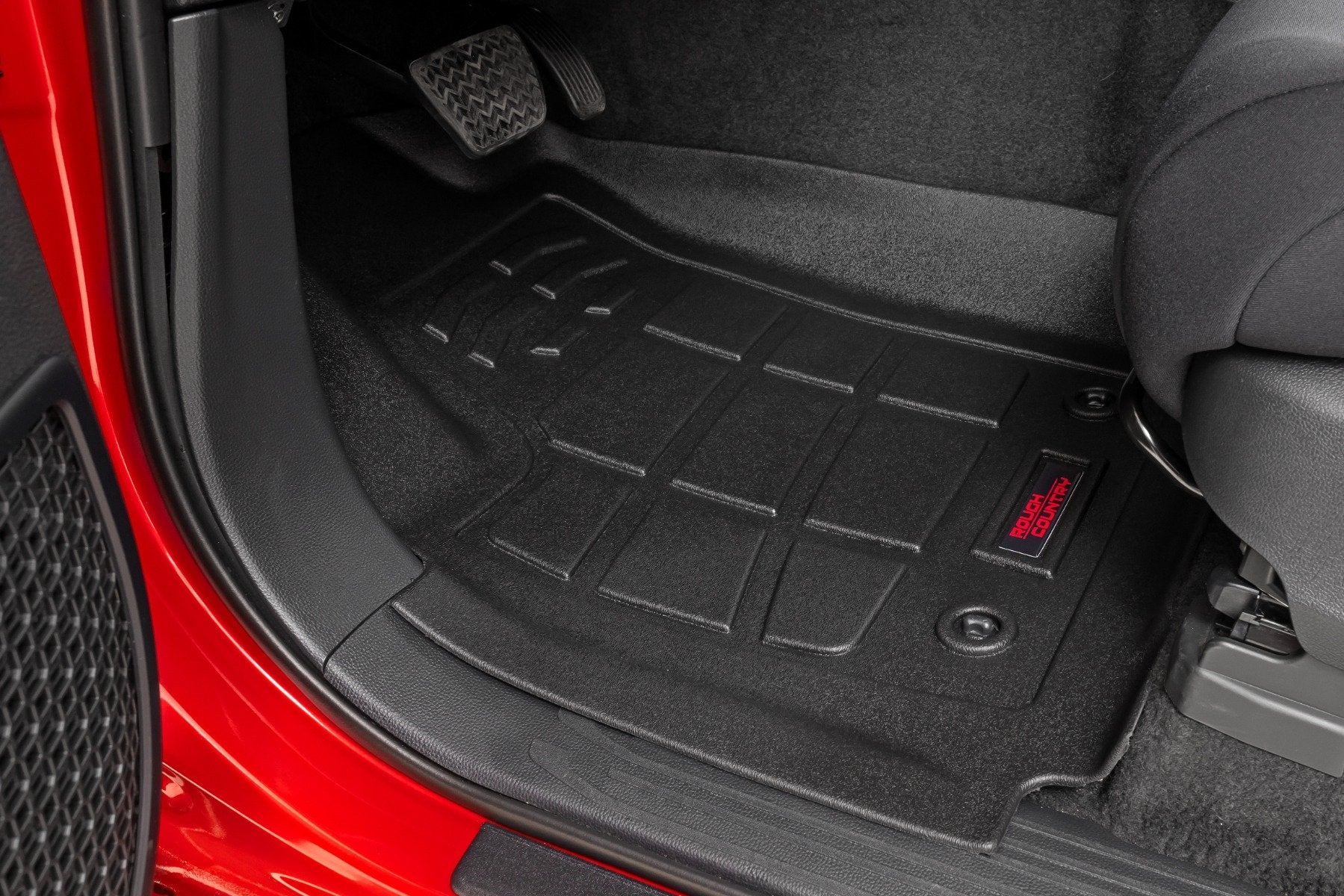 Sure-Fit Floor Mats | Front | Double Cab | Toyota Tacoma TRD Pro (2024) | SM71223_A