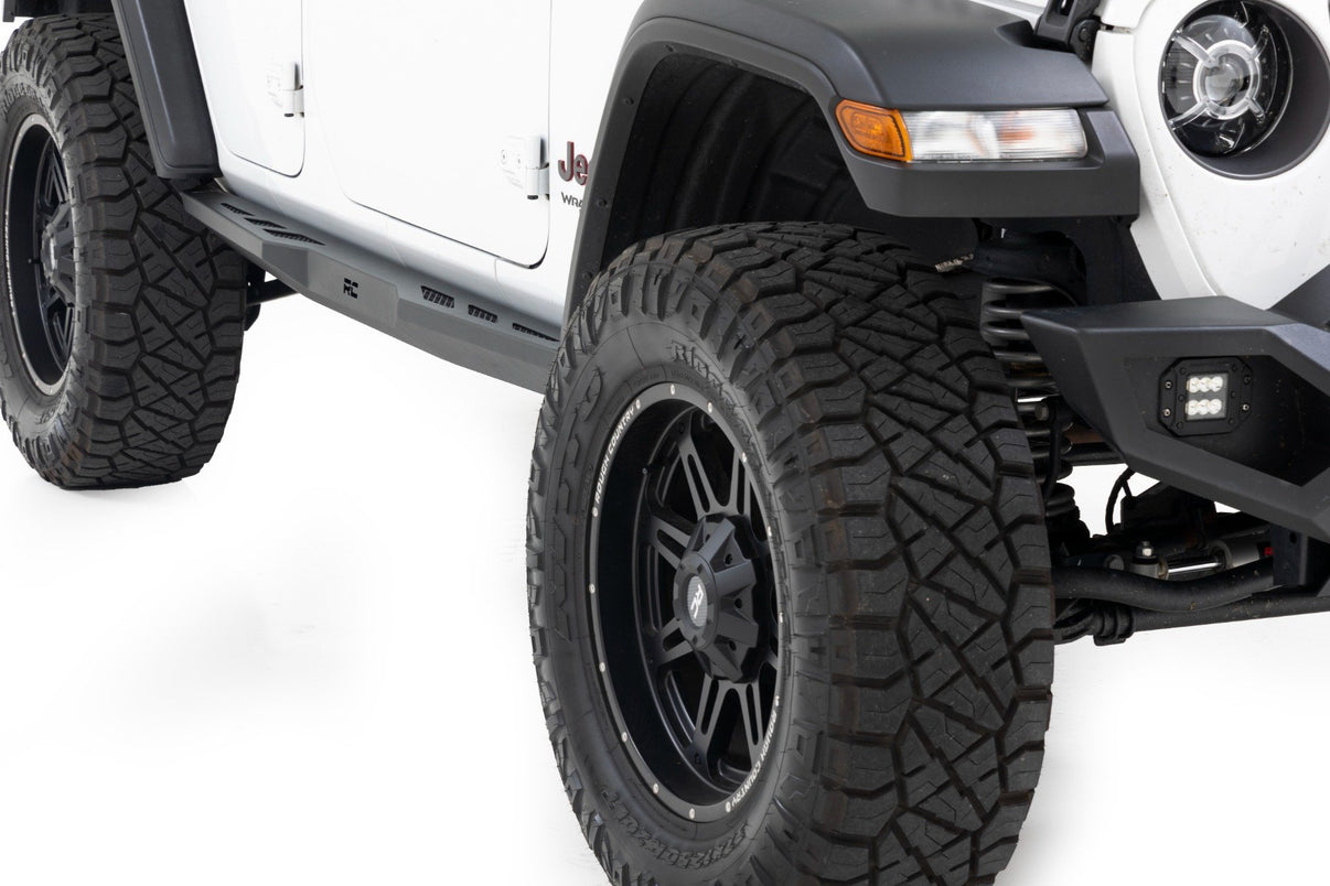 Rock Sliders | Heavy Duty | 4-Door | Jeep Wrangler JL (21-24)/Wrangler Unlimited (18-25)  | 90801
