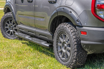 Oval Nerf Steps | Black | Ford Bronco Sport 4WD (2021-2025) | 21006