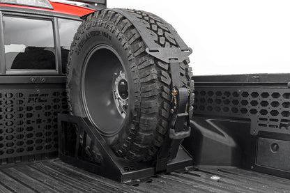 Bed Mount Spare Tire Carrier | Universal | Multiple Makes & Models (Chevy/Dodge/Ford/GMC/Ram) | 99073