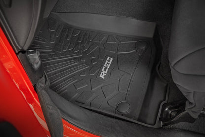 Flex-Fit Floor Mats | FR & RR | RR Lockable | Jeep Gladiator JT 4WD (20-25) | FF-61501