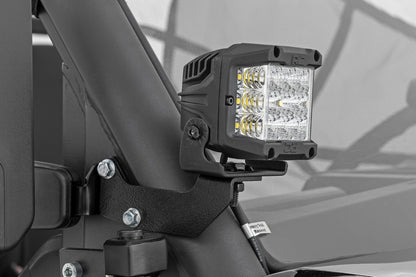 LED Light Kit | Cage Mount | 2" Chrome Pair | Wide Angle | CFMOTO UFORCE 1000  | 96106