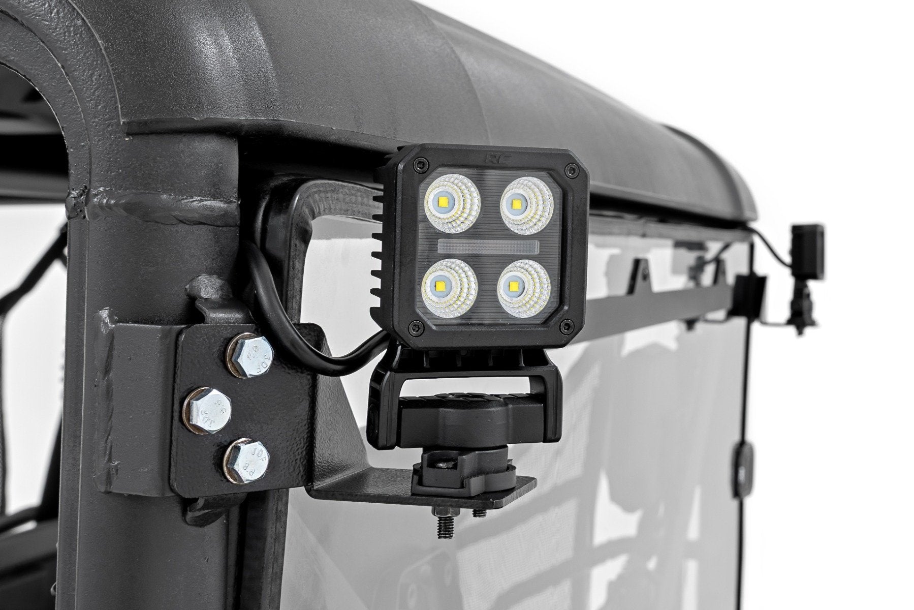 LED Light Kit | Rear Mount | 2" Black Pair | White DRL | CFMOTO UFORCE 1000 | 96111
