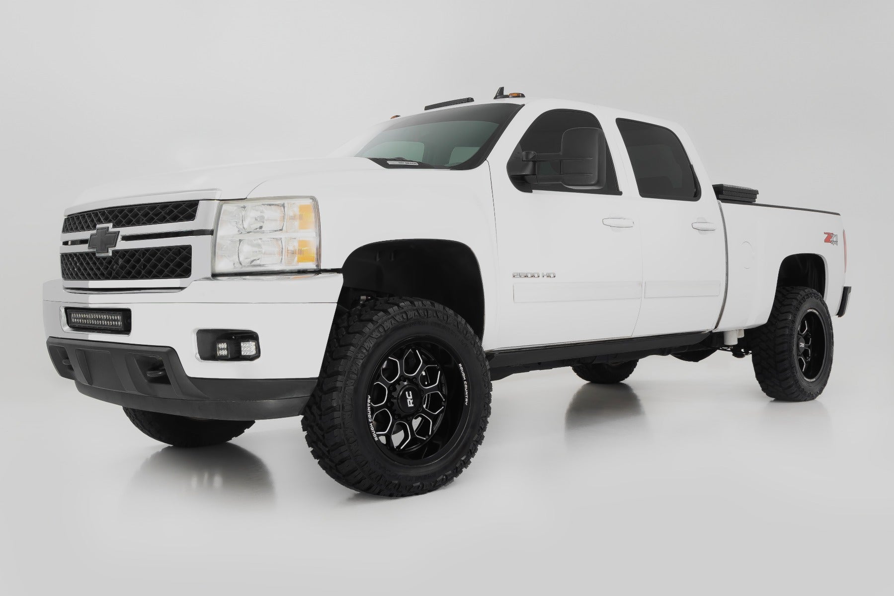 Rough Country 96 Series Wheel | One-Piece | Gloss Black | 20x10 | 8x180 | -19mm | 96201006