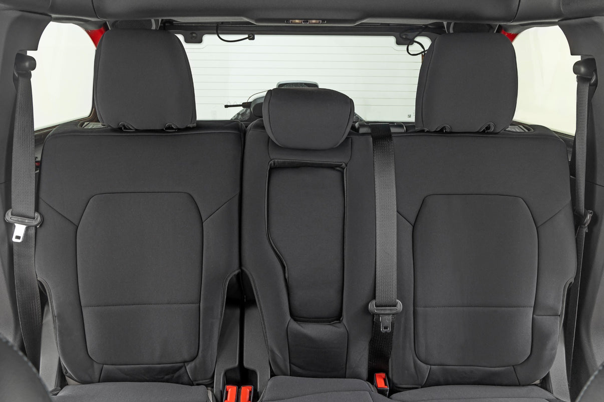 Seat Covers | Bucket Seats |W/Fold Down RR Armrest |FR & RR | 4DR | Ford Bronco (21-25) | 91059