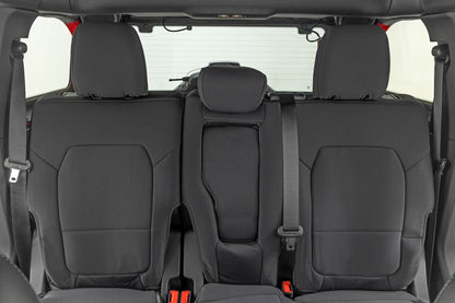 Seat Covers | Bucket Seats |W/Fold Down RR Armrest |FR & RR | 4DR | Ford Bronco (21-25) | 91059