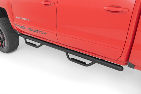 Rough Country | Nerf Steps | Cab Length | Crew Cab | Chevy/GMC 1500 (14-18 & Classic) | RCC1489CCB