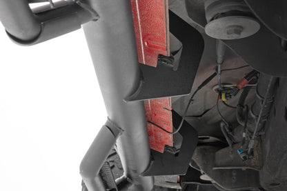 Rough Country | Nerf Steps | Cab Length | Extended Cab | 6'7" Bed | Chevy/GMC 1500 (14-18 & Classic) | RCC1489QCB