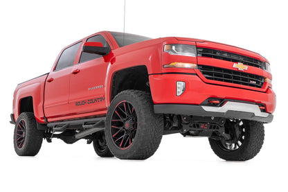 Rough Country | Nerf Steps | Cab Length | Crew Cab | Chevy/GMC 1500 (14-18 & Classic) | RCC1489CCB