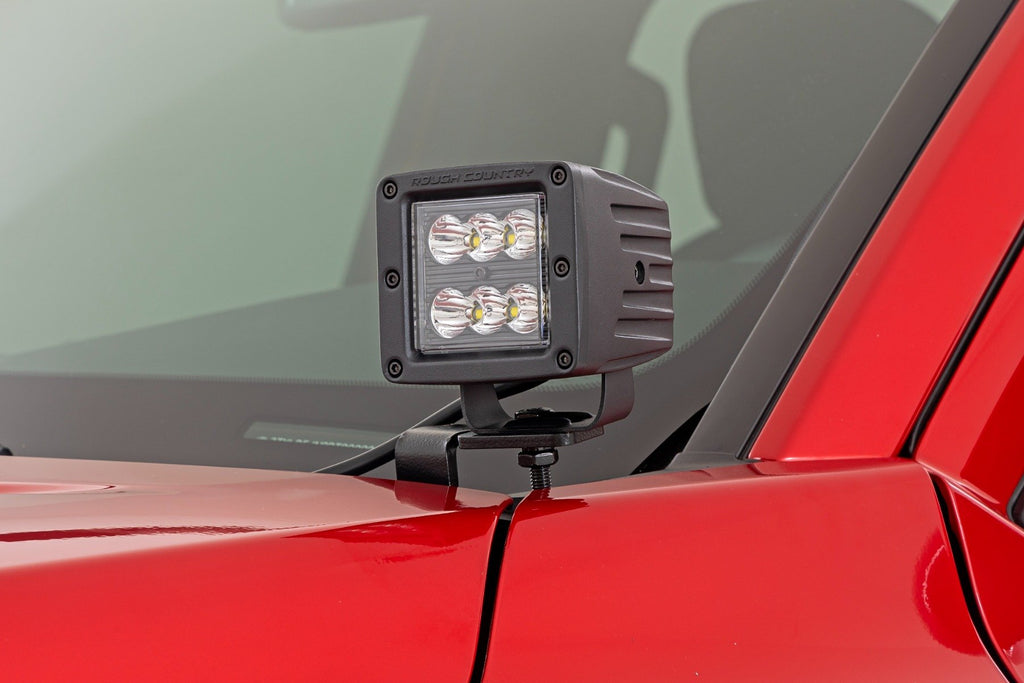 LED Light Kit | Ditch Mount | 2" Black Pair | Spot | Toyota Tacoma (24-25) | 72101