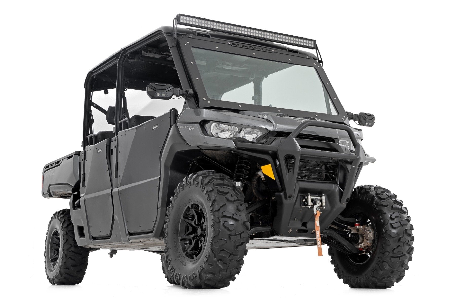 Aluminum Control Arms | High Clearance w/ 2" Forward Offset | Can-Am Defender HD 5/HD 8/HD 9/HD 10 | 97041BLK
