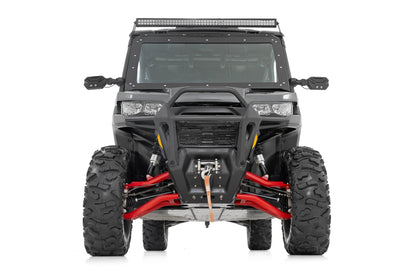 Rough Country | Aluminum Control Arms | High Clearance w/ 2" Forward Offset | Can-Am Defender HD 5/HD 8/HD 9/HD 10 | 97041RED