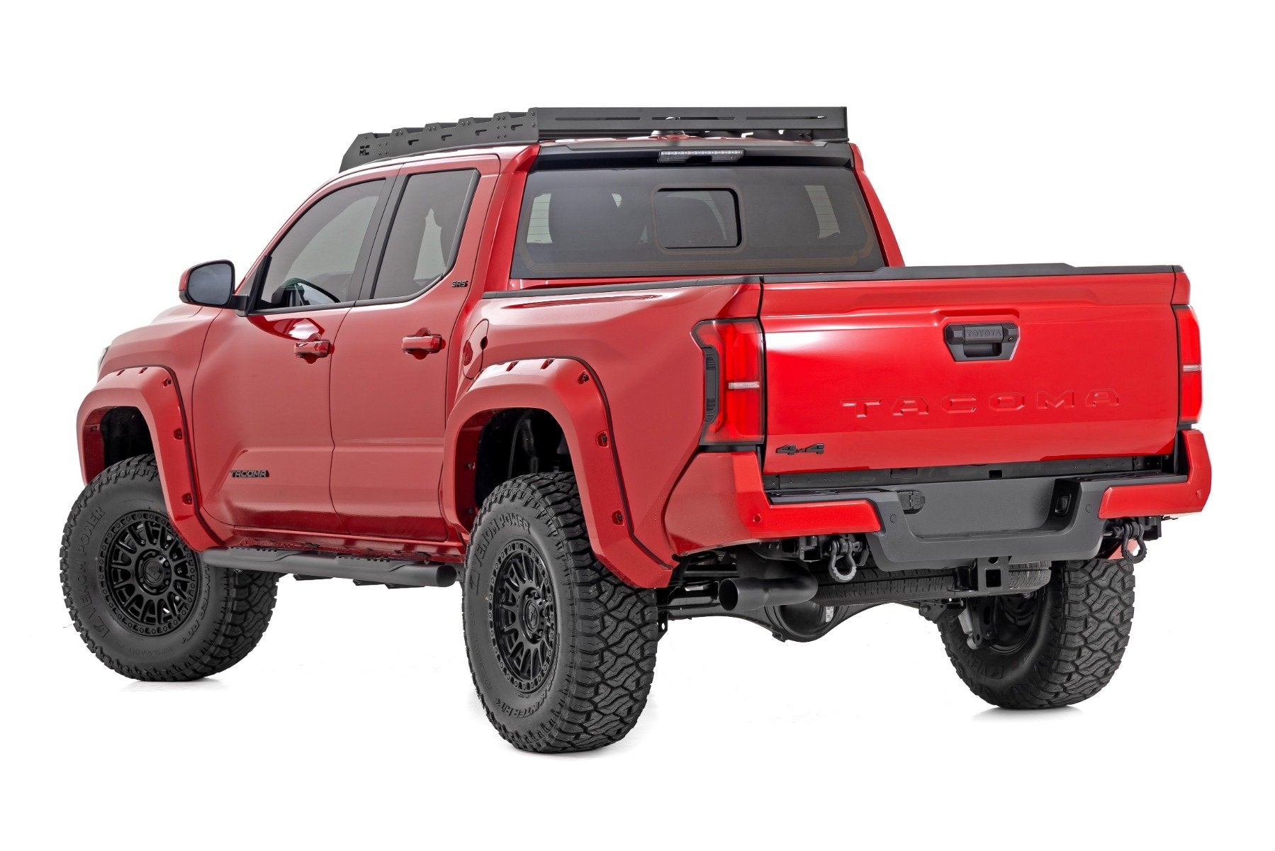 Oval Nerf Step | Double Cab | Black | Toyota Tacoma 2WD/4WD (2024-2025) | 21017