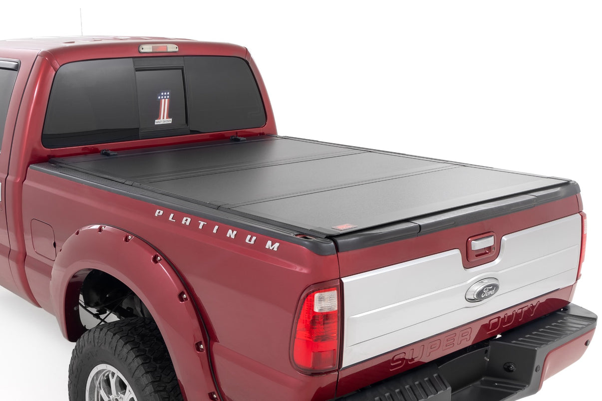 Hard Tri-Fold Flip Up Bed Cover | 6'10" Bed | Ford F-250/F-350 Super Duty (99-16) | 49214651