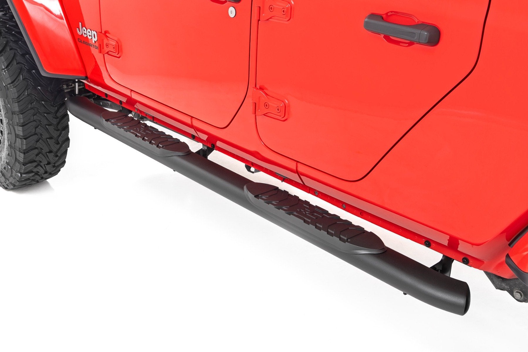 Oval Nerf Steps | Black | Jeep Gladiator JT 4WD (2020-2025) | 21015