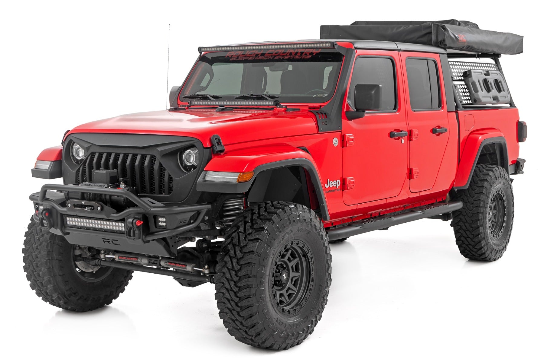 Oval Nerf Steps | Black | Jeep Gladiator JT 4WD (2020-2025) | 21015