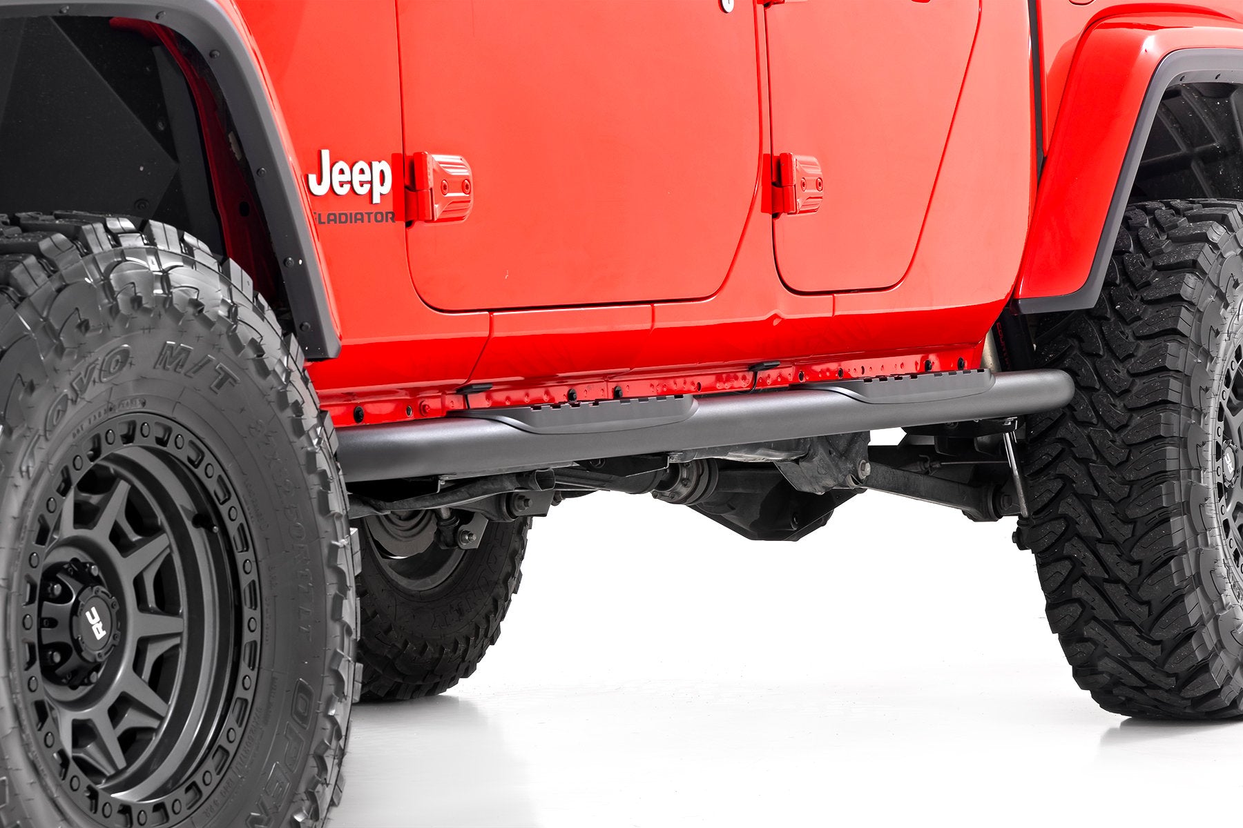 Oval Nerf Steps | Black | Jeep Gladiator JT 4WD (2020-2025) | 21015