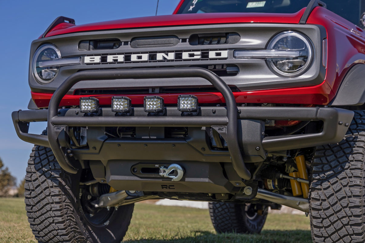 Nudge Bar | 4 Inch Round Led (x4) | OE Modular Steel | Ford Bronco 4WD (21-25) | 51104
