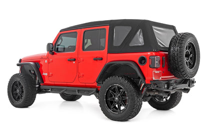 Nerf Steps | Wheel to Wheel | 4 Door | Jeep Wrangler Unlimited 2WD/4WD (07-18) | 90764B