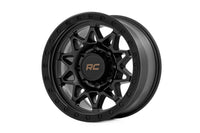 Rough Country 78 Series Wheel | Simulated Beadlock | Black | 18x9 | 8x170 | -12mm | 78181211B