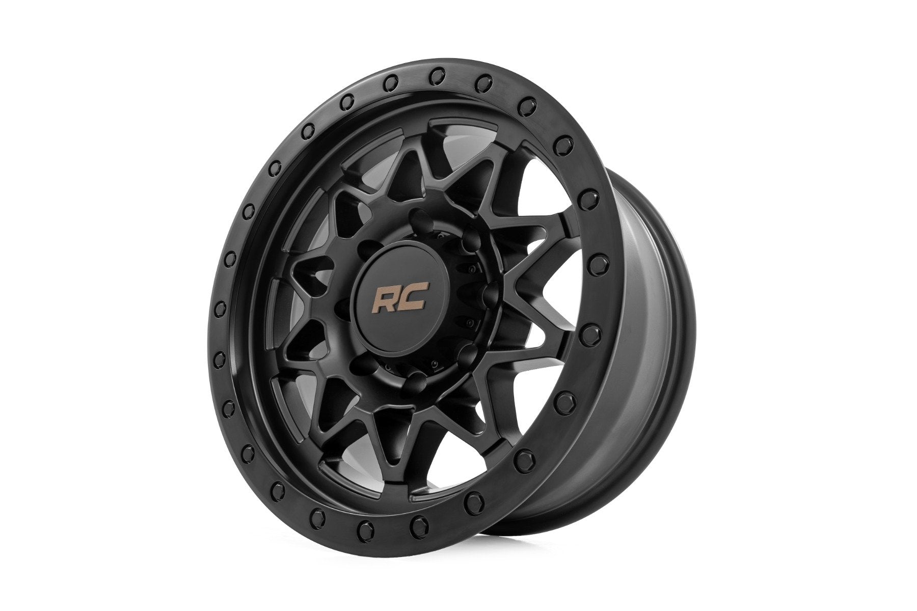 Rough Country 78 Series Wheel | Simulated Beadlock | Black | 18x9 | 8x6.5 | -12mm | 78181210B