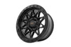 Rough Country 78 Series Wheel | Simulated Beadlock | Black | 17x8.5 | 5x5 | +0mm | 78170918B