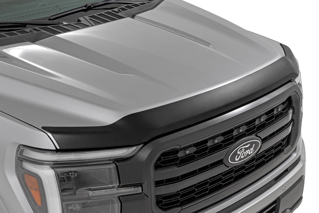 Rough Country | Hood Protector | Gloss Black | Ford F-150 2WD/4WD (2021-2026) | HP30010-RCGB