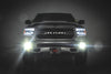 Rough Country | LED Fog Light Kit | 3.5 Inch Round Black Series | Amber DRL | Ram 1500 (2019-2024) | 30005