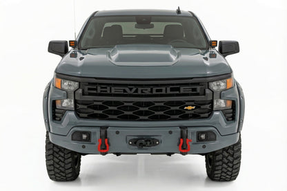 Rough Country | Front FXS Bumper | 12000S | GBD Cypress Gray | Chevy Silverado 1500 (23-26) | 13007-GBD