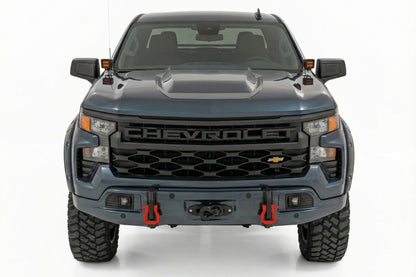 Rough Country | Front FXS Bumper | 12000S | G6M Dark Ash | Chevy Silverado 1500 (23-26) | 13007-G6M