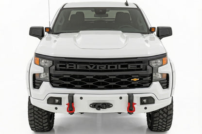Rough Country | Front FXS Bumper | 12000S | GAZ Summit White | Chevy Silverado 1500 (23-26) | 13007-GAZ