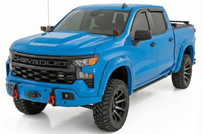 Rough Country | Front FXS Bumper | 12000S | GLT Glacier Blue | Chevy Silverado 1500 (23-26) | 13007-GLT