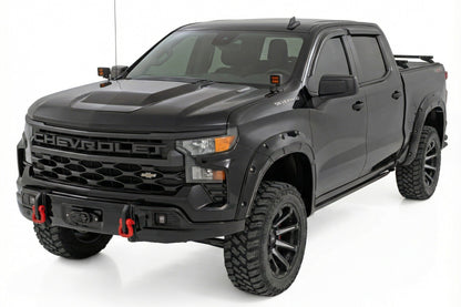 Rough Country | Front FXS Bumper | 12000S | GB8 Mosaic Black | Chevy Silverado 1500 (23-26) | 13007-GB8
