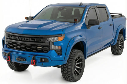 Rough Country | Front FXS Bumper | 12000S | GA0 North Sky Blue | Chevy Silverado 1500 (23-26) | 13007-GA0