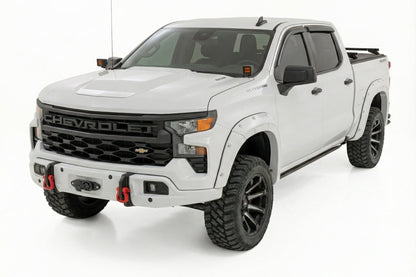 Rough Country | Front FXS Bumper | 12000S | GAZ Summit White | Chevy Silverado 1500 (23-26) | 13007-GAZ