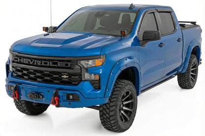 Rough Country | Front FXS Bumper | 12000S | GJV Riptide Blue | Chevy Silverado 1500 (23-26) | 13007-GJV