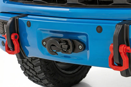 Rough Country | Front FXS Bumper | 12000S | GLT Glacier Blue | Chevy Silverado 1500 (23-26) | 13007-GLT