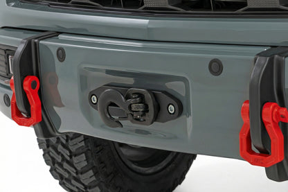 Rough Country | Front FXS Bumper | 12000S | GBD Cypress Gray | Chevy Silverado 1500 (23-26) | 13007-GBD