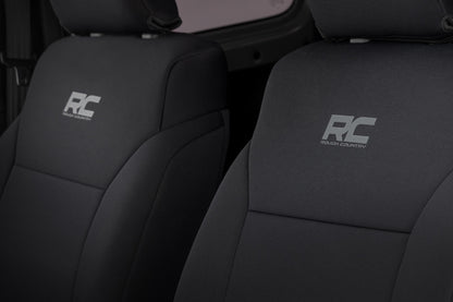 Rough Country | Seat Covers | Front & Rear | Suzuki Jimny (4-Door) (2018-2025) | 91073