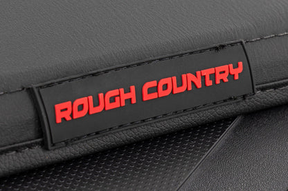 Rough Country | Soft Tri-Fold Bed Cover | With & W/O OE Rails | 6'7" Bed | Toyota Tundra (22-26) | 41419660A
