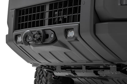 Rough Country | FXS Hidden Winch Mount | Yellow SAE | PRO1200S | Toyota Land Cruiser (24-26) | 10753