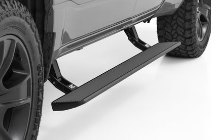 Rough Country | Power Running Boards | HT-Series | Quad Cab | Ram 1500 (19-26)/1500 TRX (21-24) | ESR61925